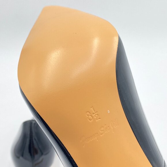 FSJ Black Formal Pointed Toe Pumps High Heel Sexy Stilettos Slip On Office Shoe - Picture 6 of 8